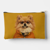 Schöne Spitz-Schminktasche Zubehörtasche (Rückseite)