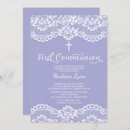 Schöne Spitze Erste Heilige Kommune Einladung