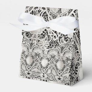 Schöne Spitzenoptik Geschenkschachtel