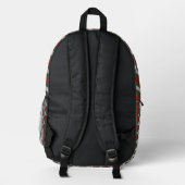 Schöne Sport einzigartig Custom Bedruckter Rucksack (Rückseite)