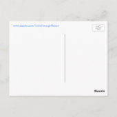 Schöne Spottdrossel Postkarte (Rückseite)