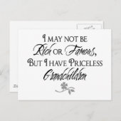 Schöne Sprichworte und Zitate Postkarte (Vorne/Hinten)