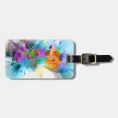 Schöne Spritzer Musiknote Gepäckanhänger (Vorderseite horizontal)