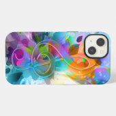 Schöne Spritzer Musiknote iPhone Hülle (Rückseite (Horizontal))