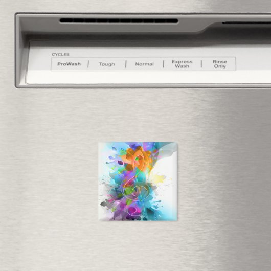 Schöne Spritzer Musiknote Magnet (In Situ (Geschirrspüler))