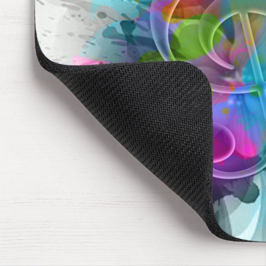 Schöne Spritzer Musiknote Mousepad (Ecke)