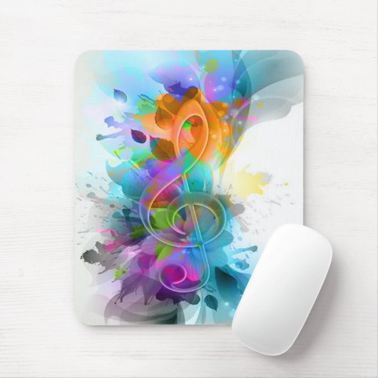 Schöne Spritzer Musiknote Mousepad (Mit Mouse)