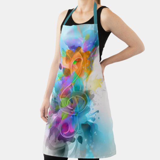 Schöne Spritzer Musiknote Schürze (InSitu)