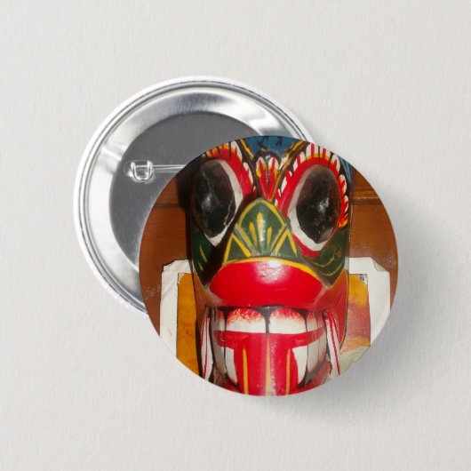 Schöne sri-lankische Kunst der traditionellen Feue Button (Vorne & Hinten)