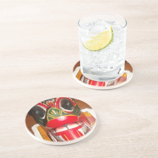 Schöne sri-lankische Kunst der traditionellen Feue Getränkeuntersetzer (Seite)