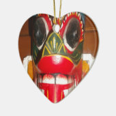 Schöne sri-lankische Kunst der traditionellen Feue Keramik Ornament (Links)