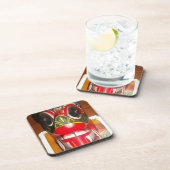 Schöne sri-lankische Kunst der traditionellen Feue Untersetzer (Rechte Seite)