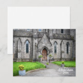 Schöne St. Patrick's Cathedral Dublin, Irland Postkarte (Vorne/Hinten)