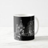 Schöne St. Petersburg Russland Schwarz-Weiß-Tasse Kaffeetasse (VorderseiteRechts)