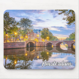 Schöne Stadt Amsterdam, Niederlande Mousepad
