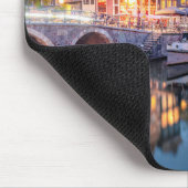 Schöne Stadt Amsterdam, Niederlande Mousepad (Ecke)