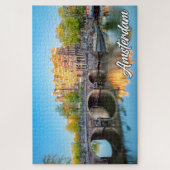 Schöne Stadt Amsterdam, Niederlande Puzzle (Vertikal)