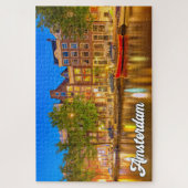 Schöne Stadt Amsterdam, Niederlande Puzzle (Vertikal)