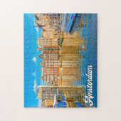Schöne Stadt Amsterdam, Niederlande Puzzle (Vertikal)