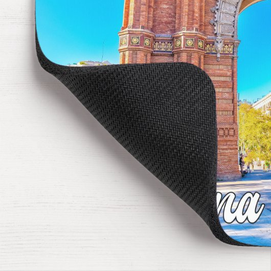 Schöne Stadt Barcelona, Spanien Mousepad (Ecke)