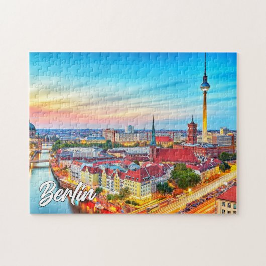 Schöne Stadt Berlin, Deutschland Puzzle (Horizontal)