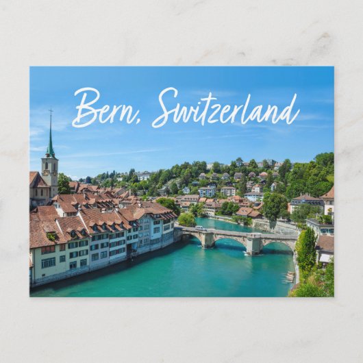 Schöne Stadt Bern, Schweiz Postkarte (Vorderseite)