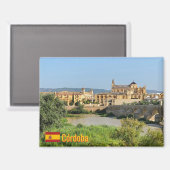Schöne Stadt Cordoba in Spanien, Reise Magnet (Vorderseite/Rückseite)