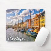 Schöne Stadt Kopenhagen, Dänemark Mousepad (Mit Mouse)