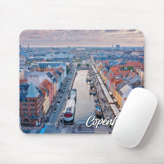 Schöne Stadt Kopenhagen, Dänemark Mousepad (Mit Mouse)