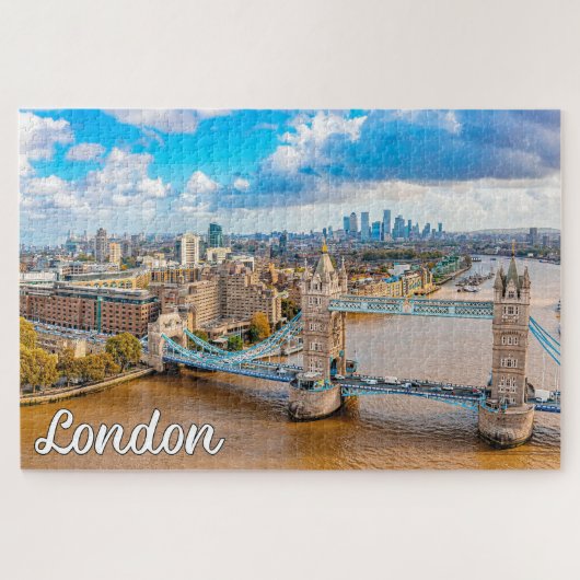 Schöne Stadt London, England Puzzle (Horizontal)