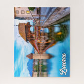 Schöne Stadt Luzern, Schweiz Puzzle (Vertikal)