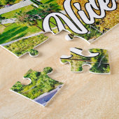 Schöne Stadt Nizza, Frankreich Puzzle (Seite)