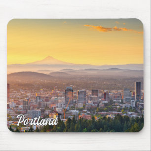 Schöne Stadt Portland, Oregon Mousepad