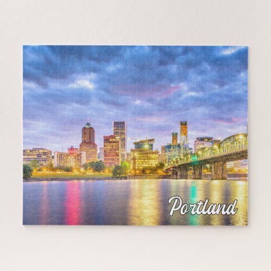 Schöne Stadt Portland, Oregon Puzzle (Horizontal)