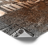 Schöne Stadt Pula Kroatien Malerei Poster (Ecke)