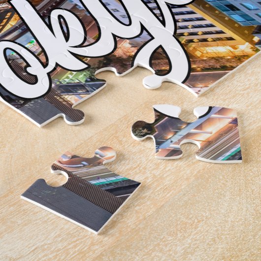 Schöne Stadt Tokio, Japan Puzzle (Seite)