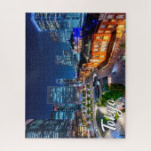 Schöne Stadt Tokio, Japan Puzzle (Vertikal)