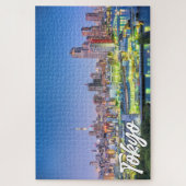 Schöne Stadt Tokio, Japan Puzzle (Vertikal)