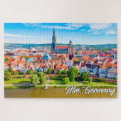 Schöne Stadt Ulm, Deutschland Puzzle (Horizontal)