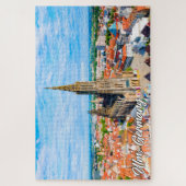 Schöne Stadt Ulm, Deutschland Puzzle (Vertikal)