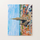 Schöne Stadt Ulm, Deutschland Puzzle (Vertikal)