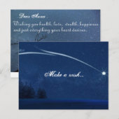 Schöne Starry night Happy Birthday Postkarte (Vorne/Hinten)