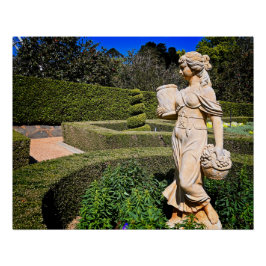 Schöne Statue im Queens Park Toowoomba Poster