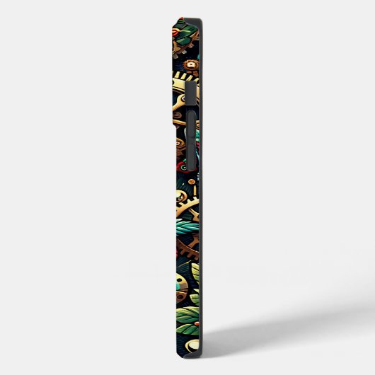 Schöne Steampunk Gears und Rose Case-Mate iPhone Hülle (Rückseite / Links)