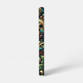 Schöne Steampunk Gears und Rose Samsung Galaxy Hülle (Linke Seite)