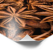 Schöne Sternanissorten Fotodruck (Ecke)