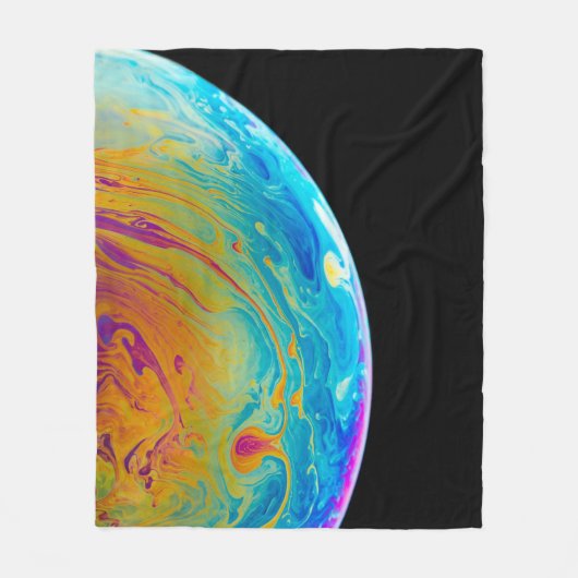 Schöne Sterne Fleecedecke (Vorderseite)