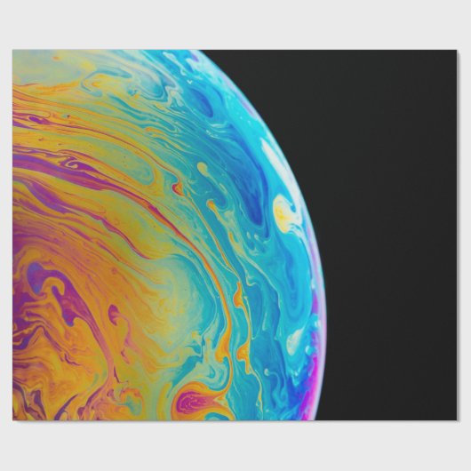 Schöne Sterne Geschenkpapier (Flach)