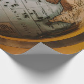 Schöne Sterne Geschenkpapier (Ecke)