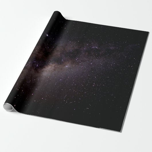 Schöne Sterne Nightsky-Fotografie Geschenkpapier (Ungerollt)